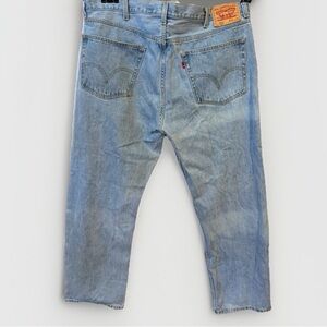 Vintage Levis 505 Jeans Mens 40X32 Blue Denim Loose Straight Baggy Label 40X32